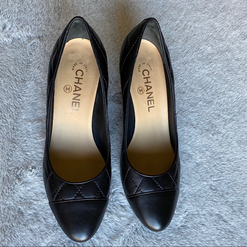 Chanel Quilted Heels